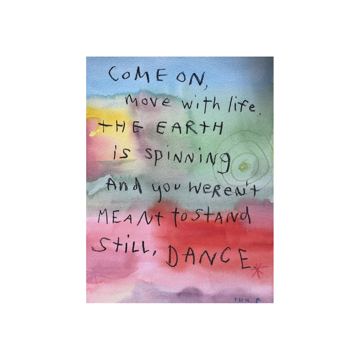 Move with Life / Framed