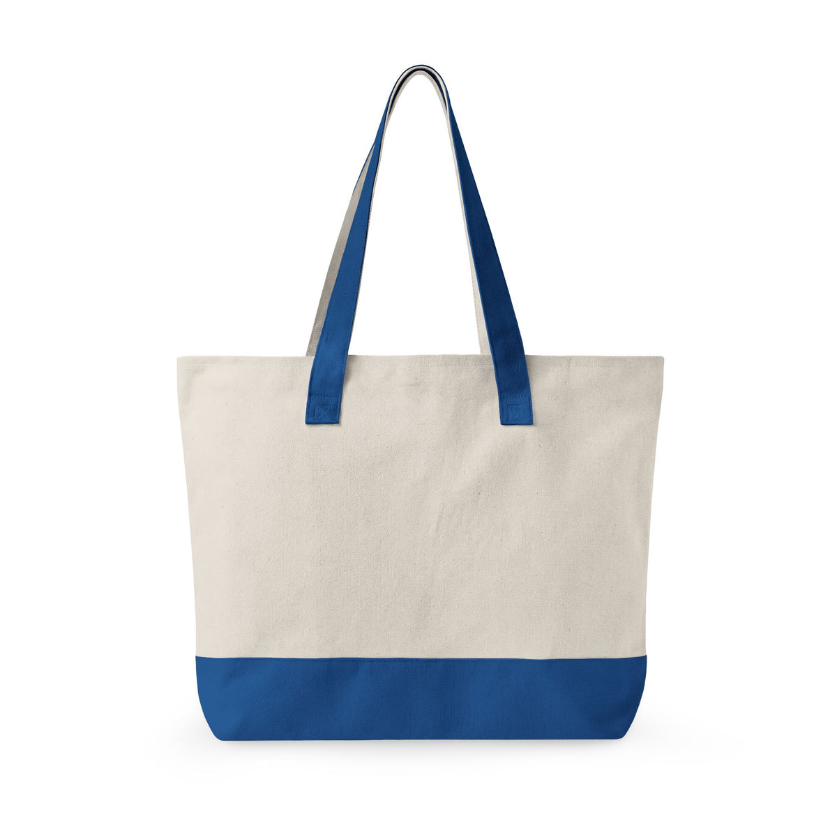 Embroidered 'Salty' Zippered Canvas Tote Bag