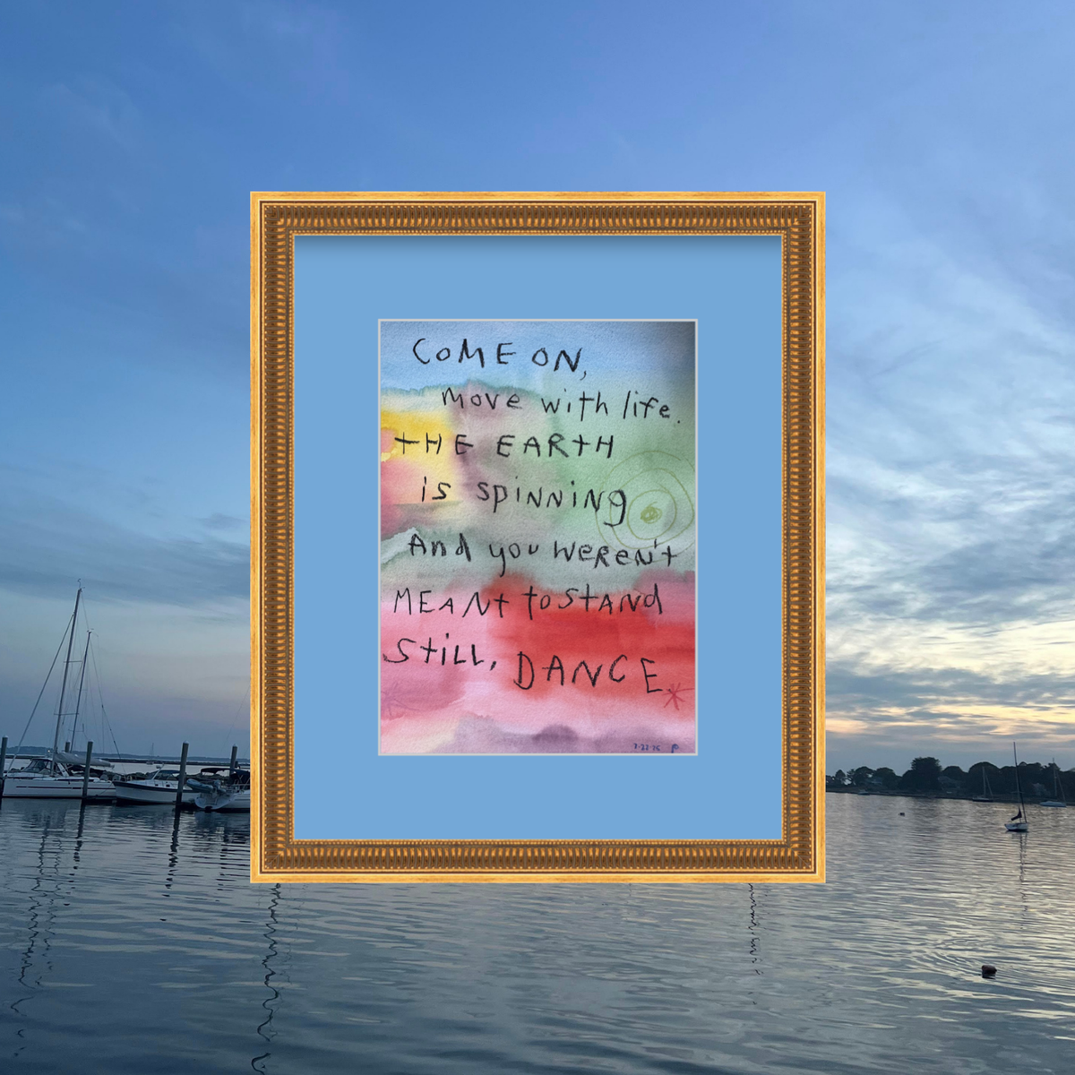 Move with Life / Framed